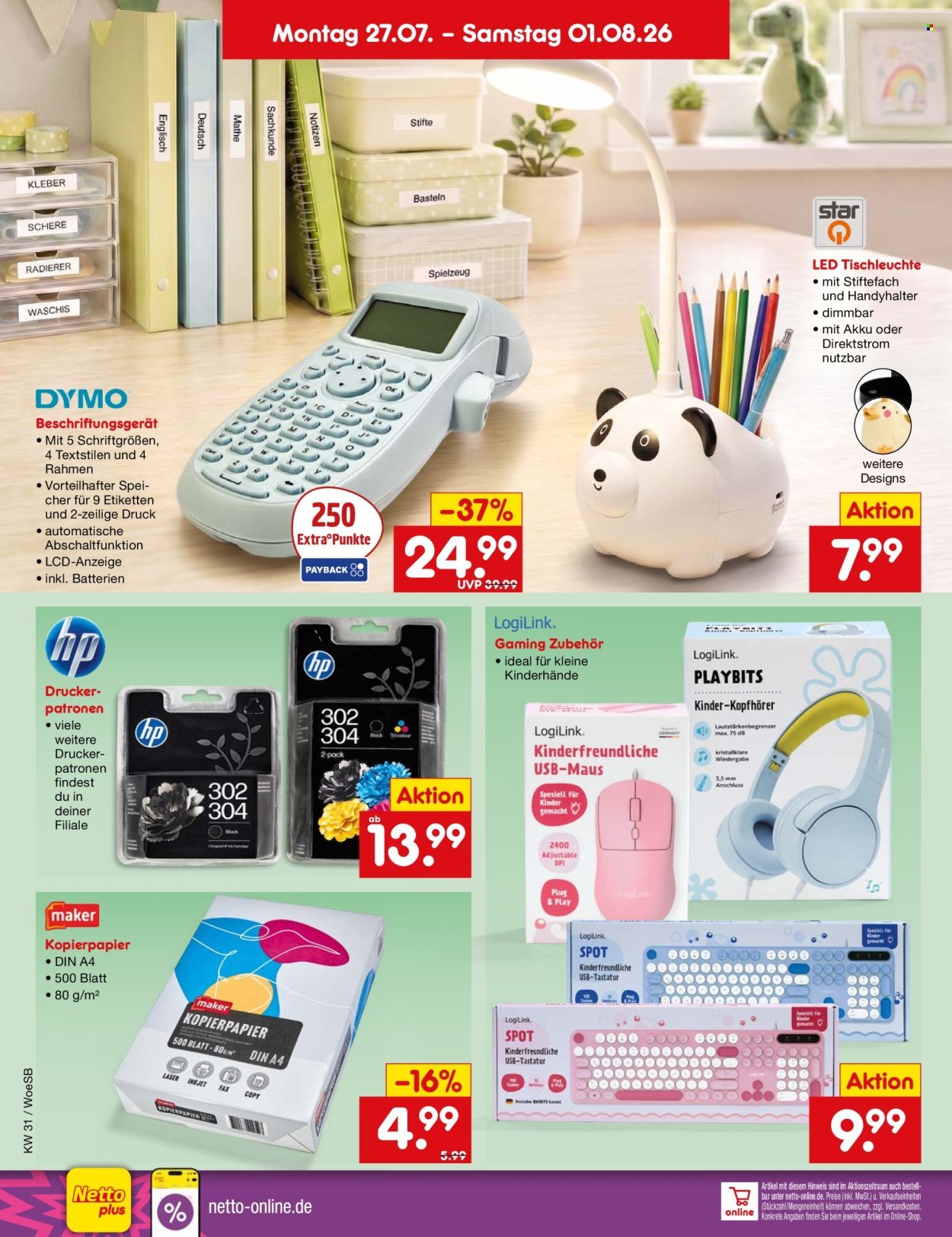 NETTO MARKEN-DISCOUNT Prospekt - Ab Montag 27.07.2026