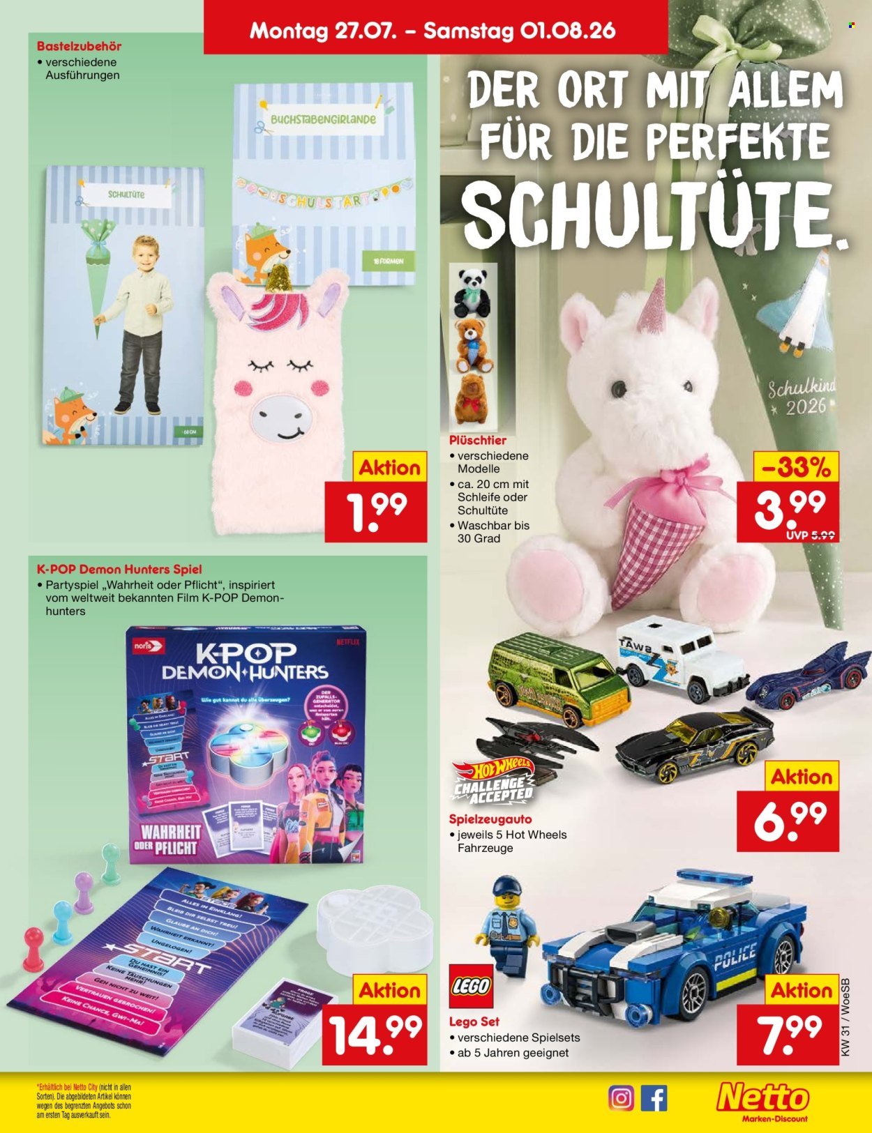 NETTO MARKEN-DISCOUNT Prospekt - Ab Montag 27.07.2026