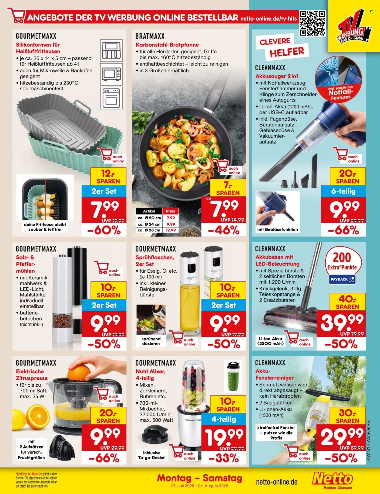 NETTO MARKEN-DISCOUNT Prospekt - Ab Montag 27.07.2026