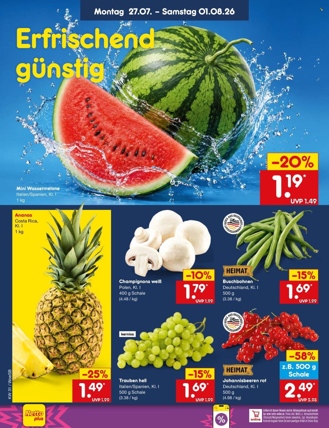 NETTO MARKEN-DISCOUNT Prospekt - Ab Montag 27.07.2026
