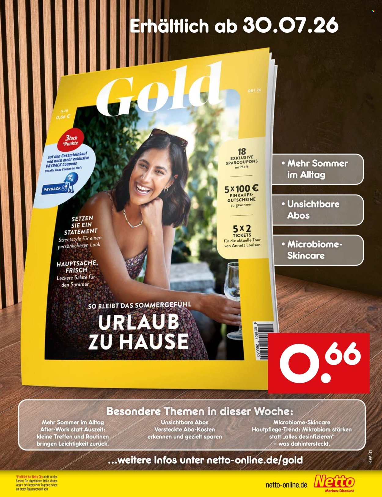 NETTO MARKEN-DISCOUNT Prospekt - Ab Montag 27.07.2026
