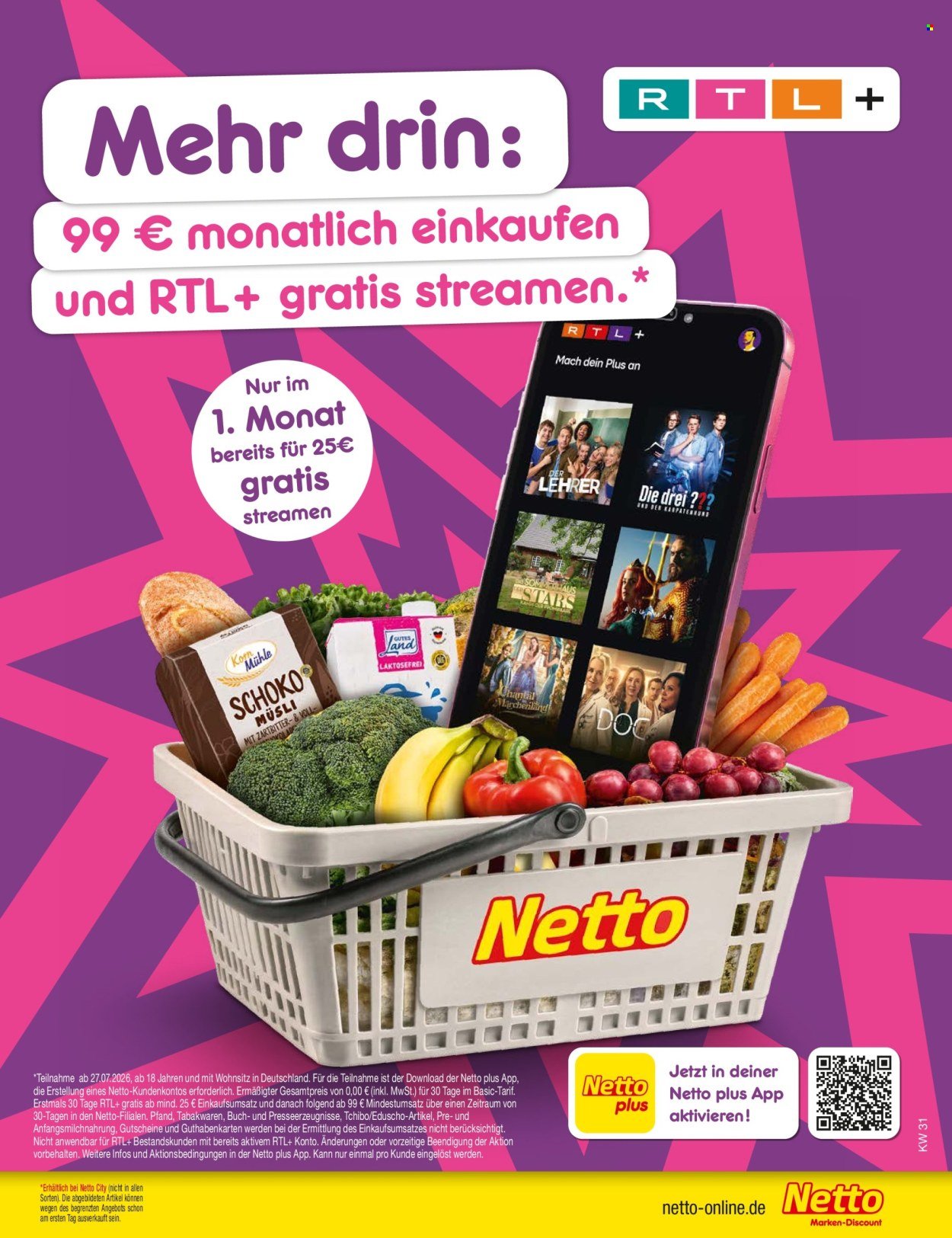 NETTO MARKEN-DISCOUNT Prospekt - Ab Montag 27.07.2026