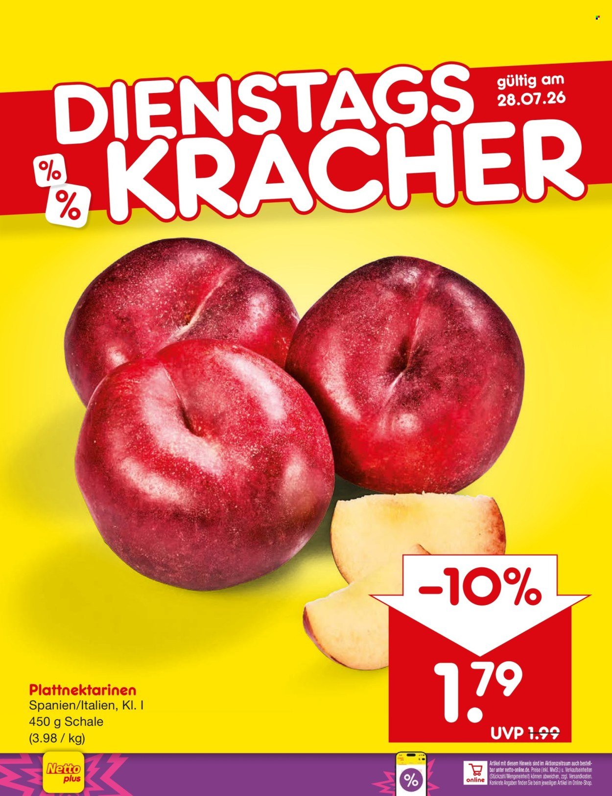 NETTO MARKEN-DISCOUNT Prospekt - Ab Montag 27.07.2026