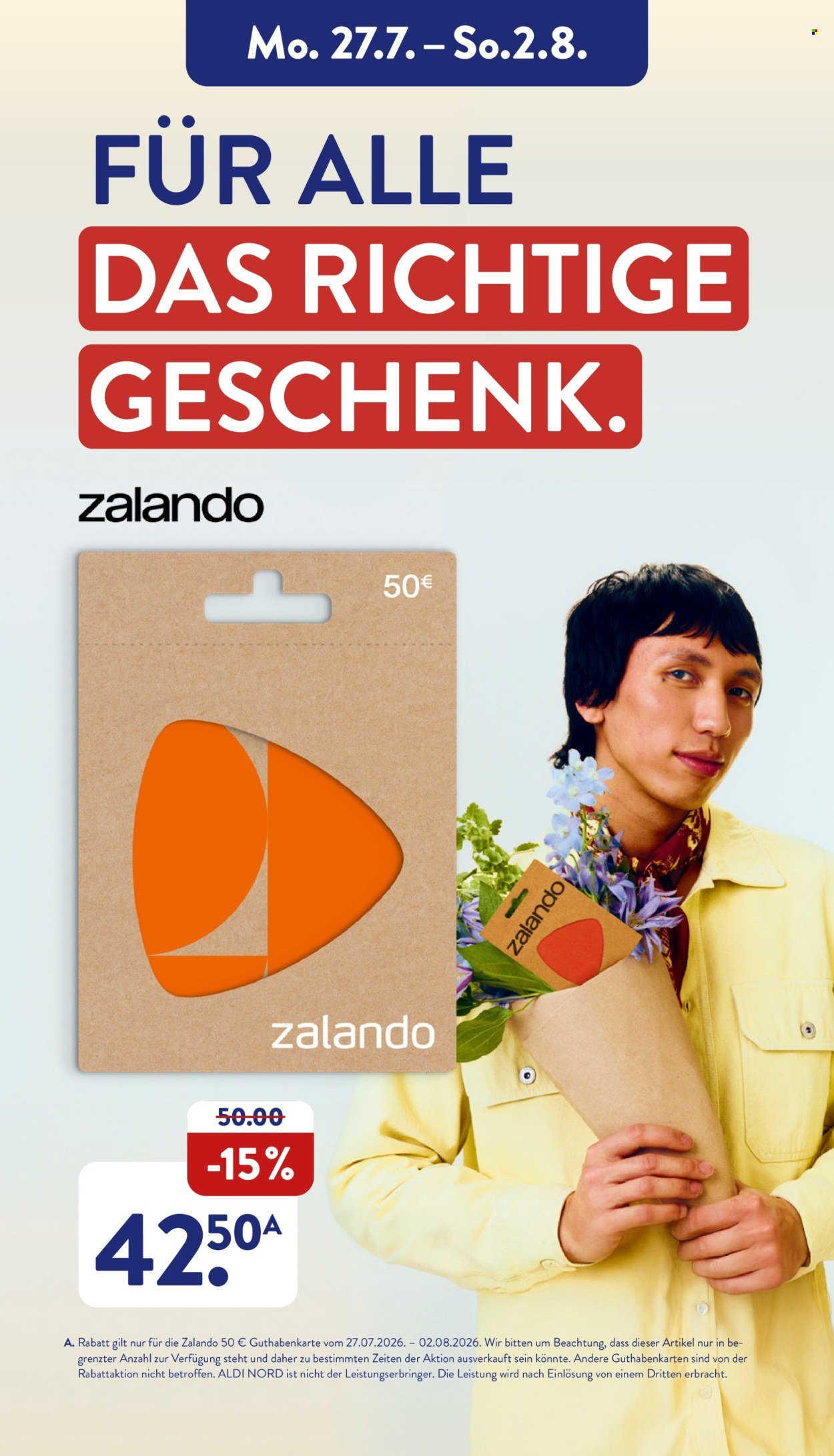 ALDI NORD Prospekt - Ab Montag 27.07.2026