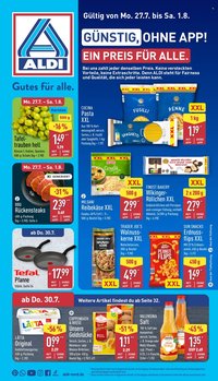 ALDI NORD Prospekt - Ab Montag 27.07.2026