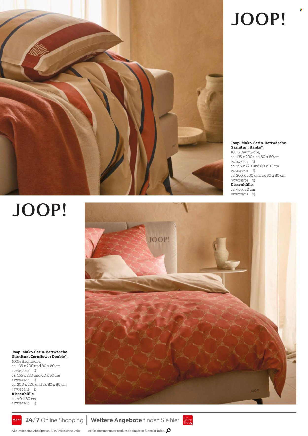 XXXLUTZ Prospekt - JOOP!