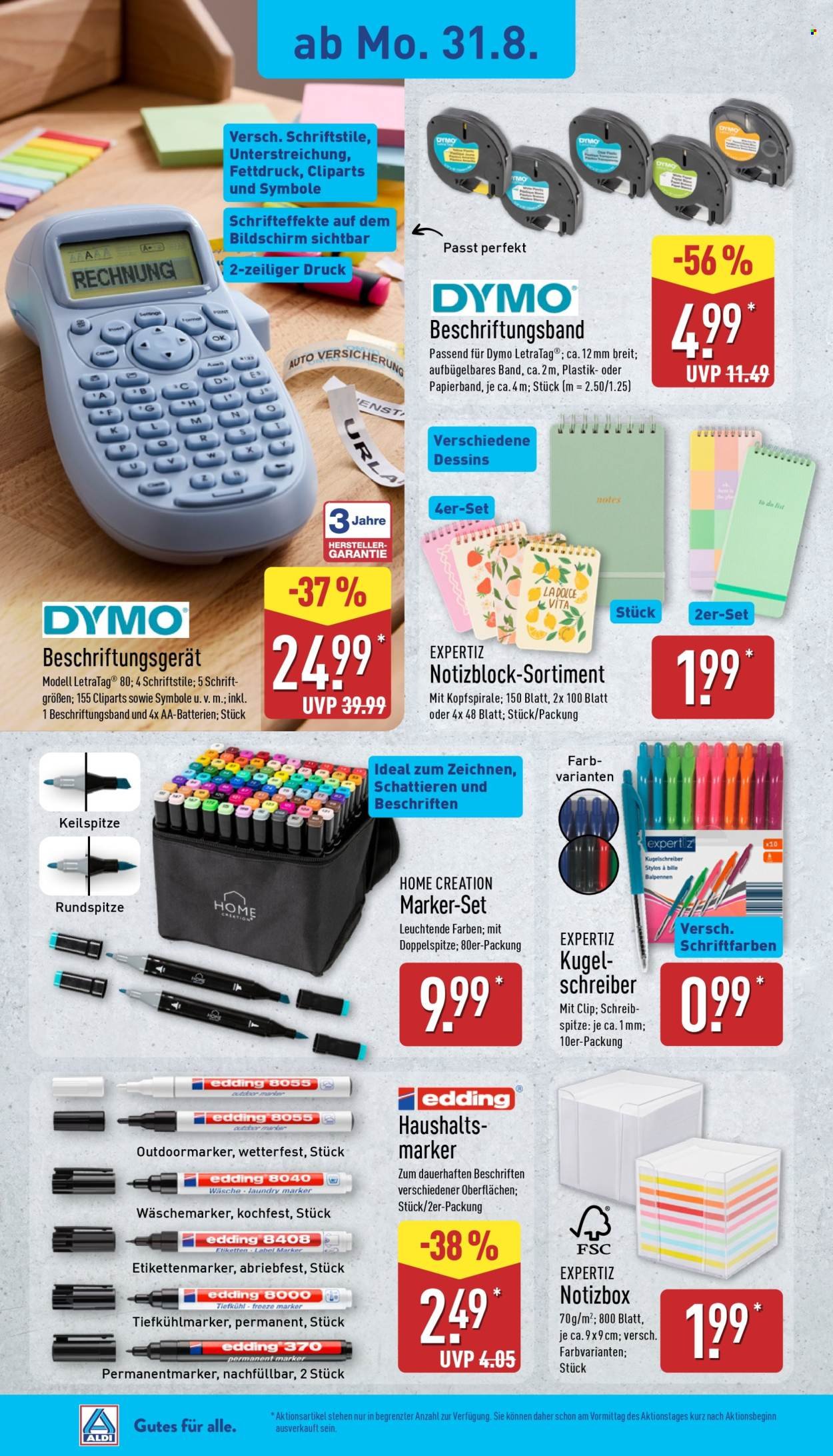 ALDI NORD Prospekt - Ab Montag 31.08.2026