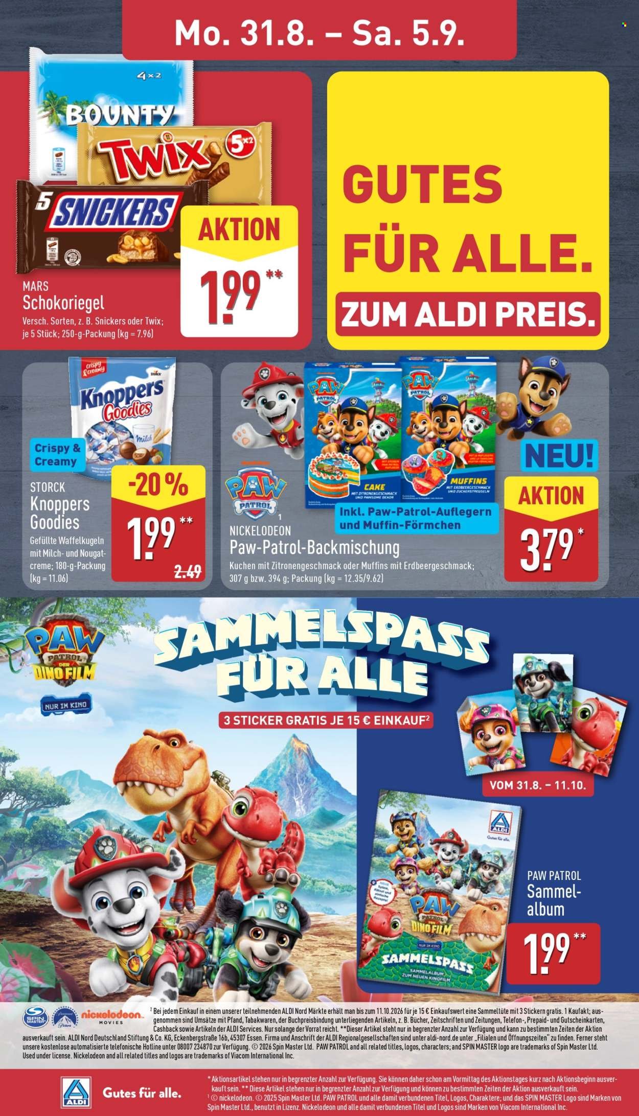 ALDI NORD Prospekt - Ab Montag 31.08.2026