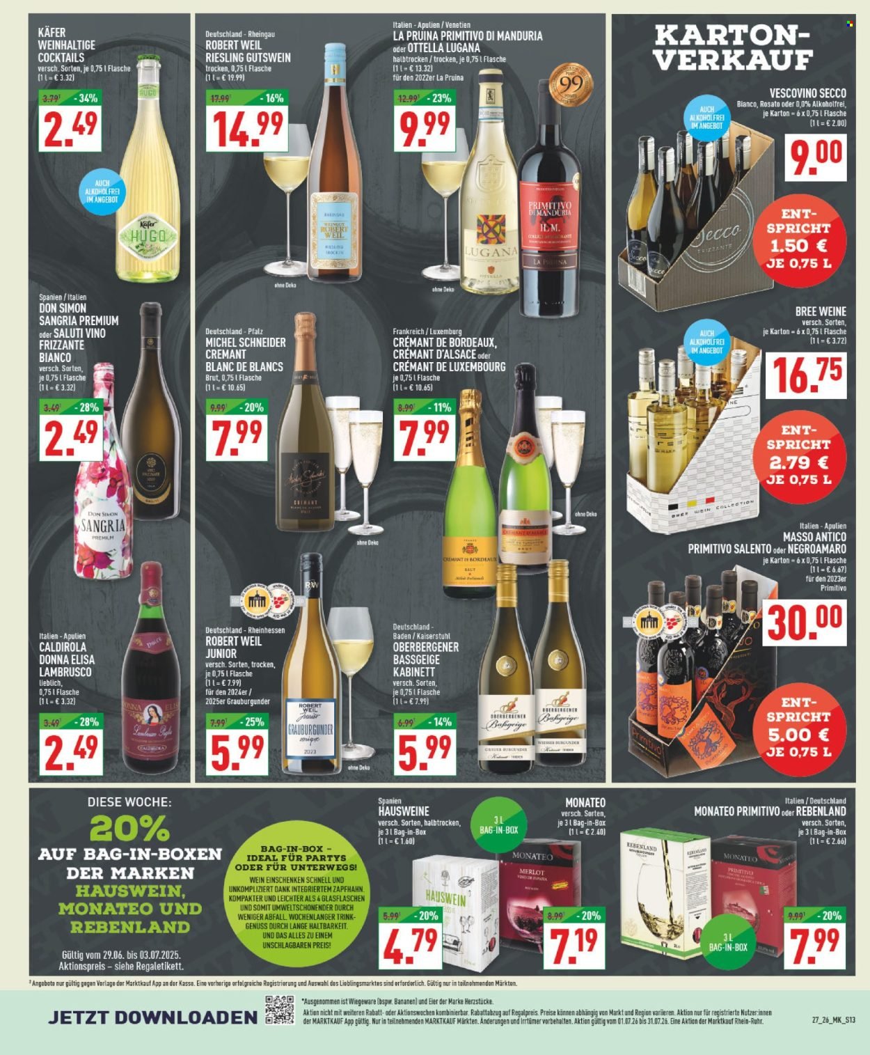 MARKTKAUF Prospekt - Ab Montag 29.06.2026