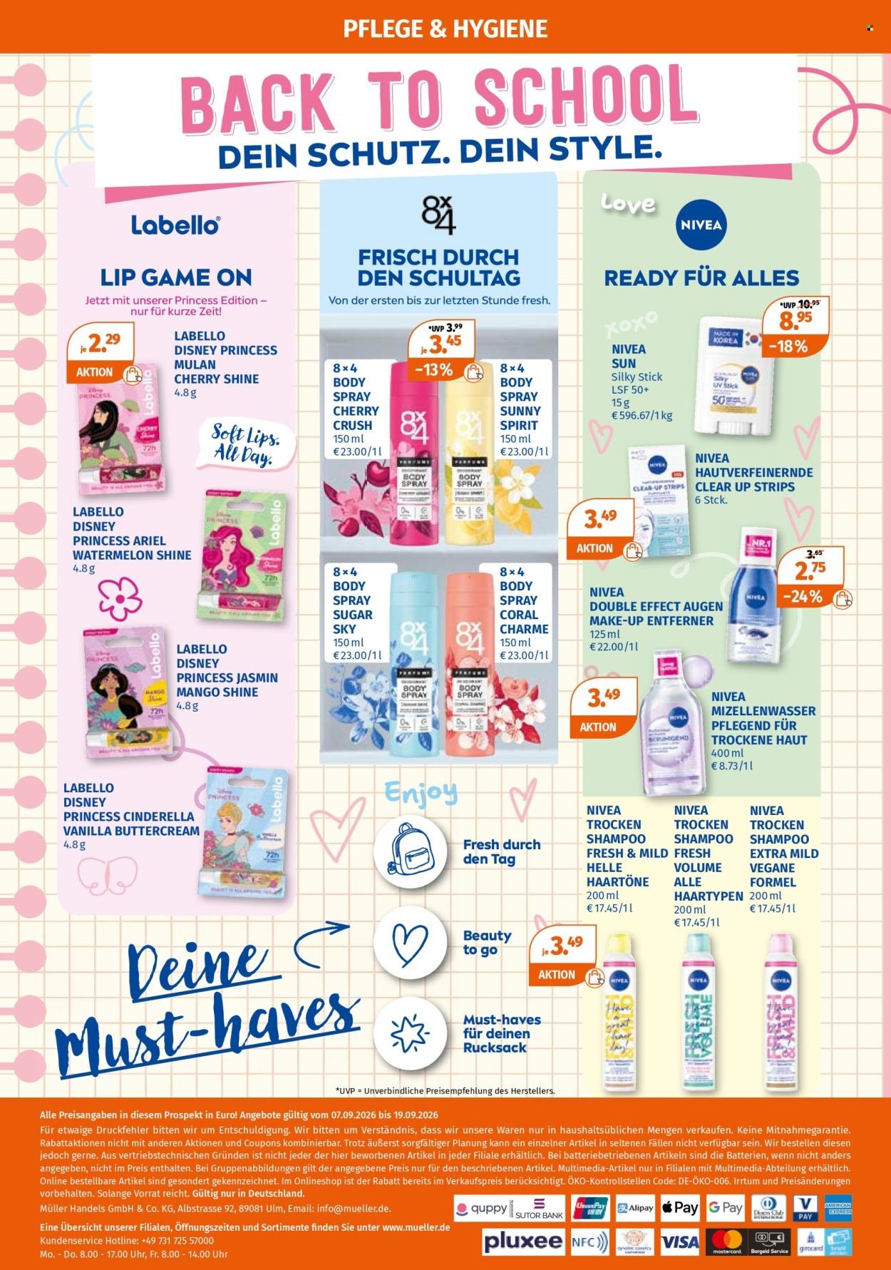 MÜLLER Prospekt - Unsere NIVEA Must-haves!