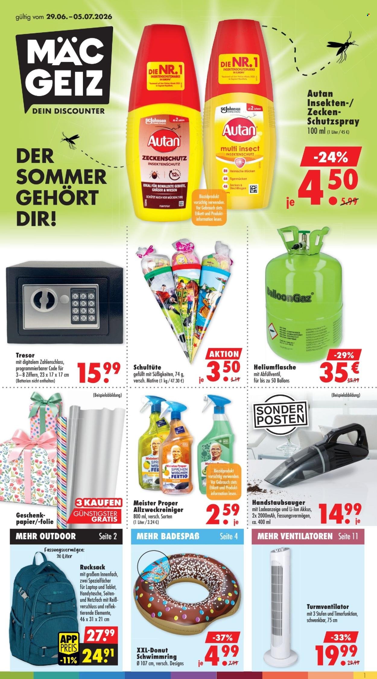 MÄC-GEIZ Prospekt - Ab Montag 29.06.2026