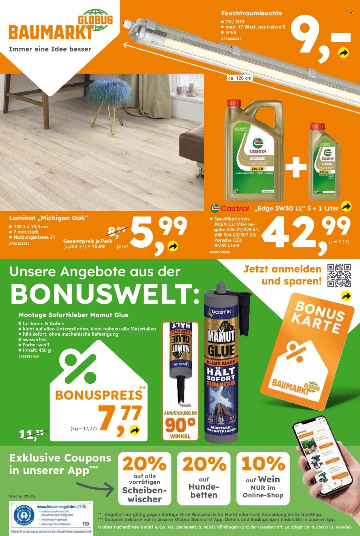 GLOBUS BAUMARKT Prospekt - Ab Montag 5.01.2026