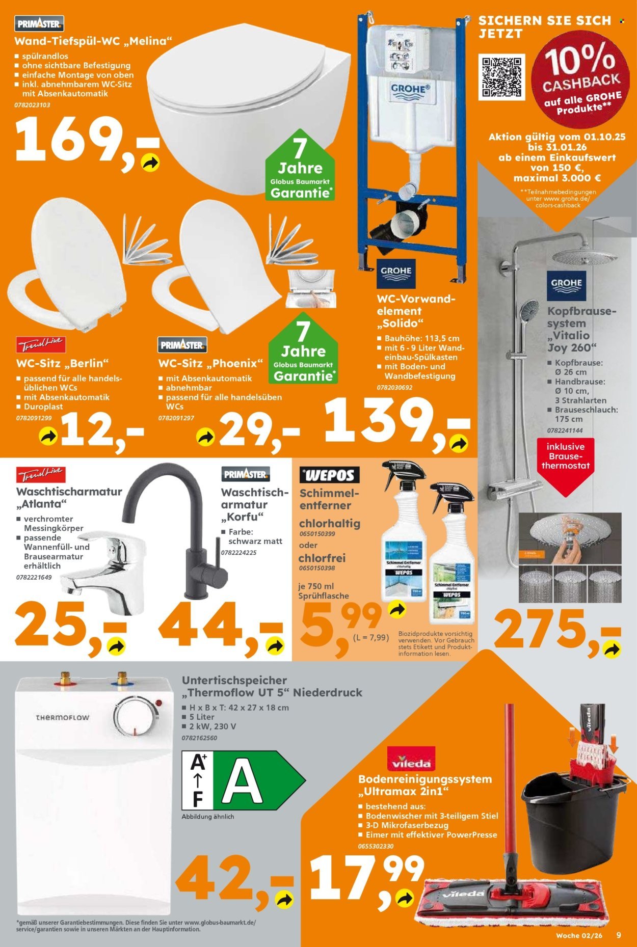 GLOBUS BAUMARKT Prospekt - Ab Montag 5.01.2026