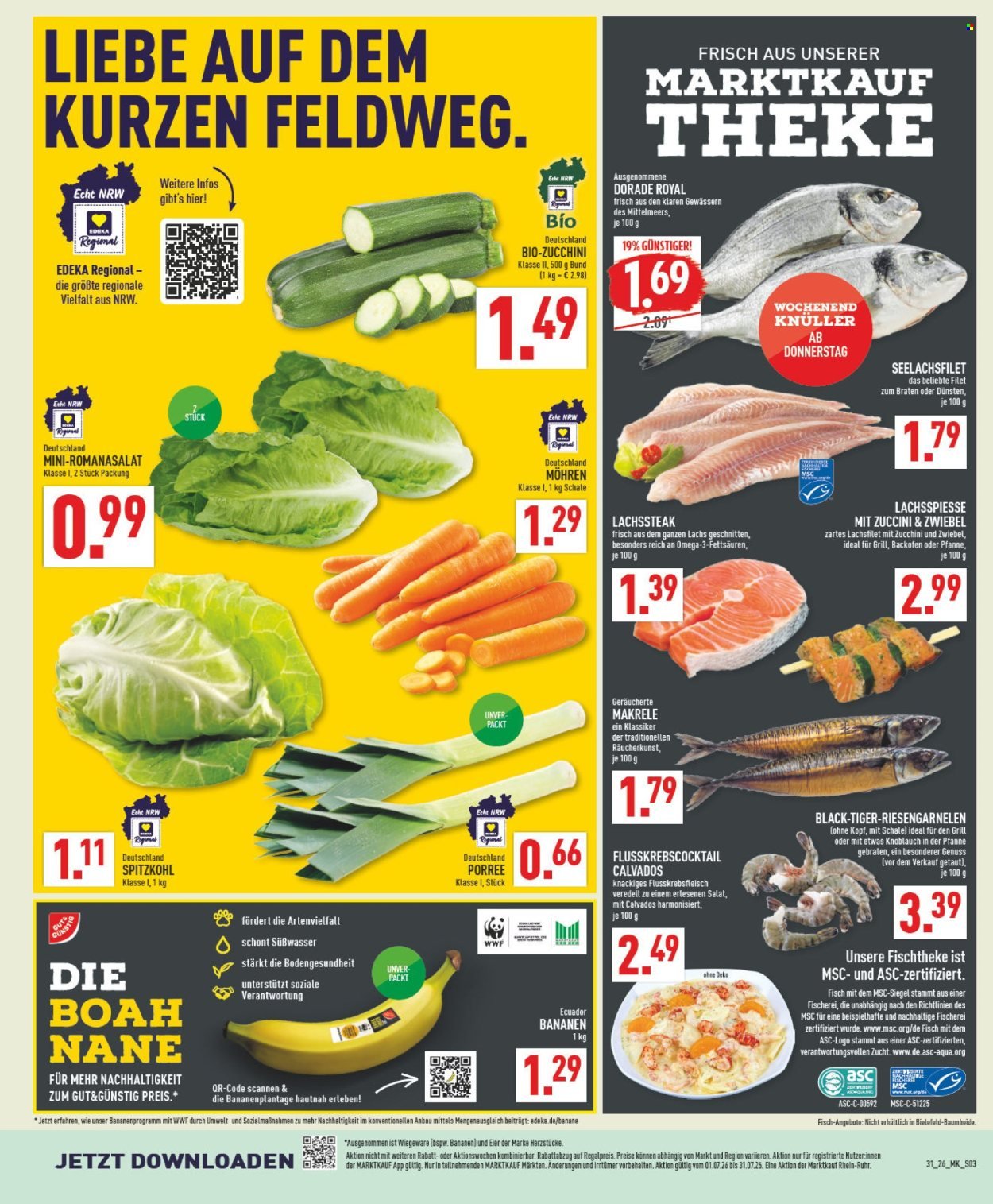 MARKTKAUF Prospekt - Ab Montag 27.07.2026