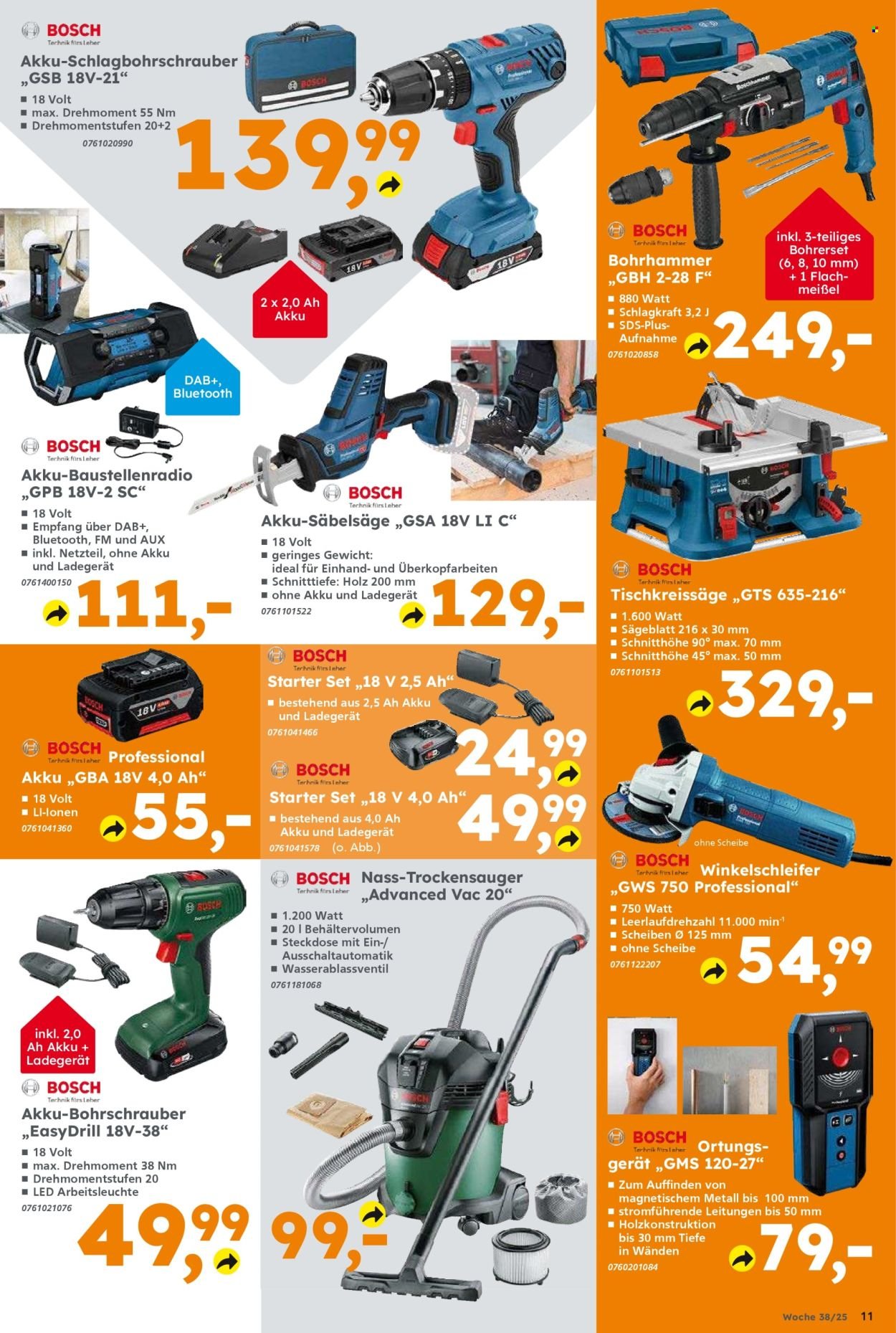 GLOBUS BAUMARKT Prospekt - Ab Montag 15.09.2025 (2025-09-15 - 2025-09-20) | 11