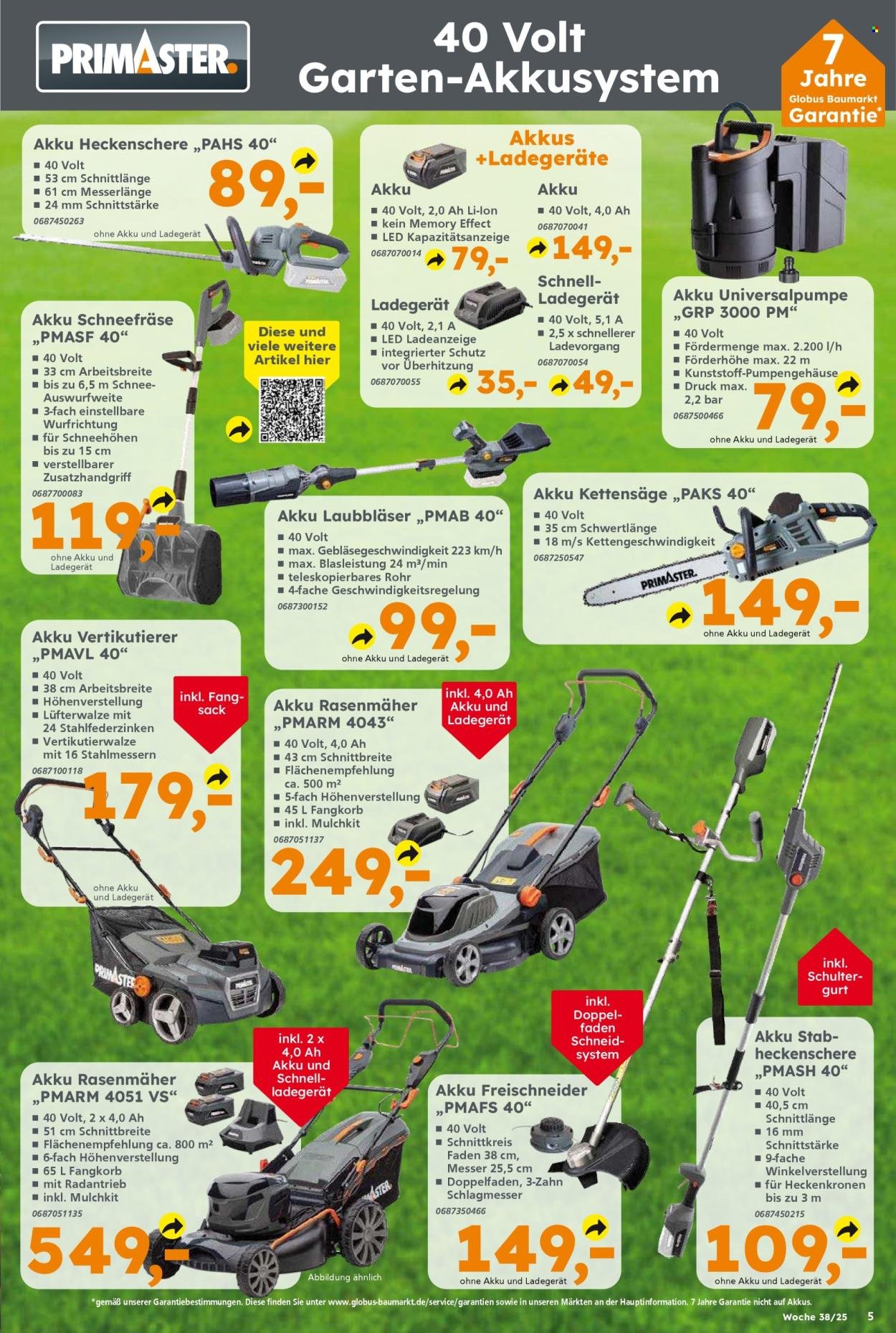 GLOBUS BAUMARKT Prospekt - Ab Montag 15.09.2025 (2025-09-15 - 2025-09-20) | 5