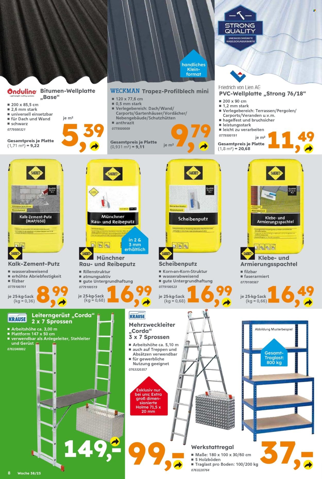 GLOBUS BAUMARKT Prospekt - Ab Montag 15.09.2025 (2025-09-15 - 2025-09-20) | 8