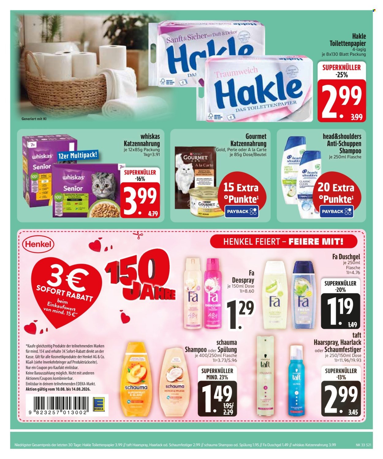 EDEKA Prospekt - Ab Montag 10.08.2026