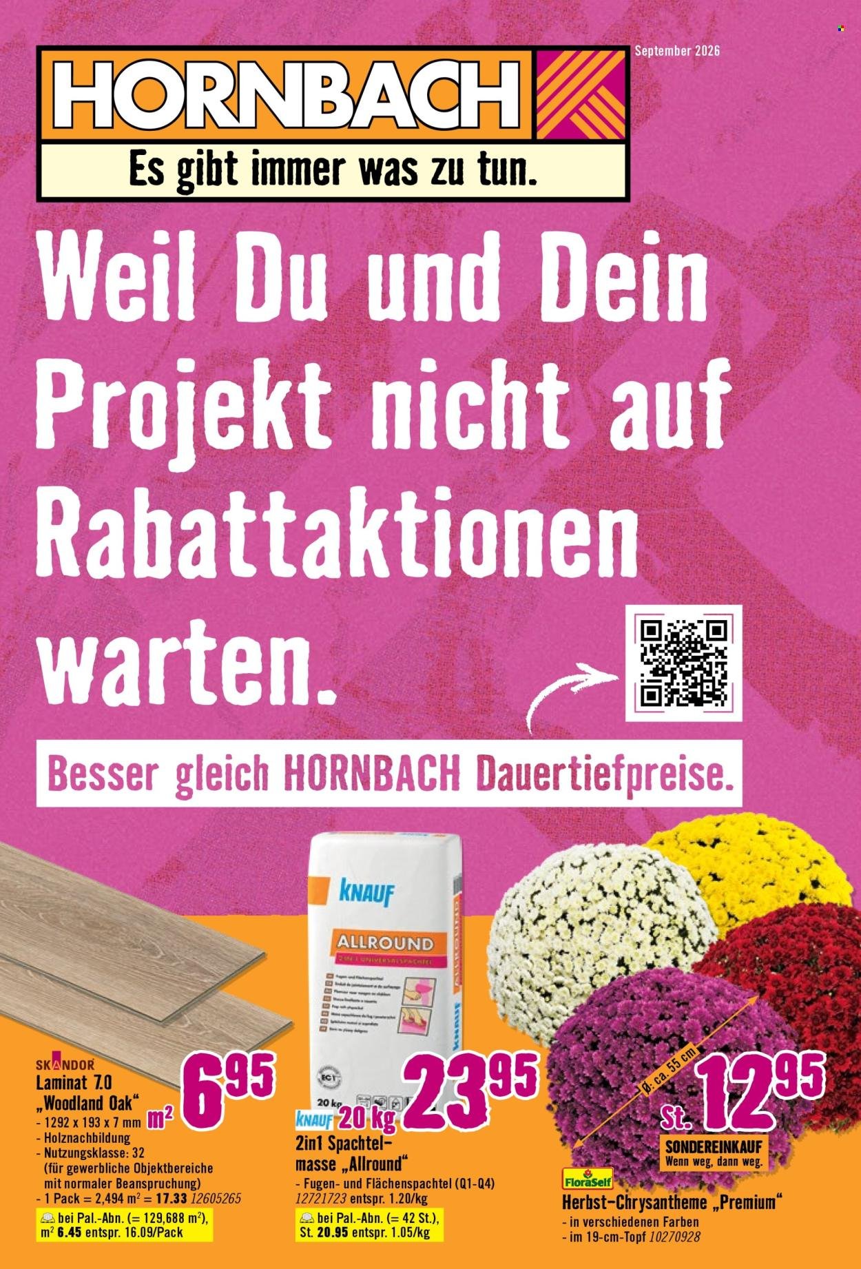 HORNBACH Prospekt - Weil Du und Dein Projekt nicht auf Rabattaktionen warten.
