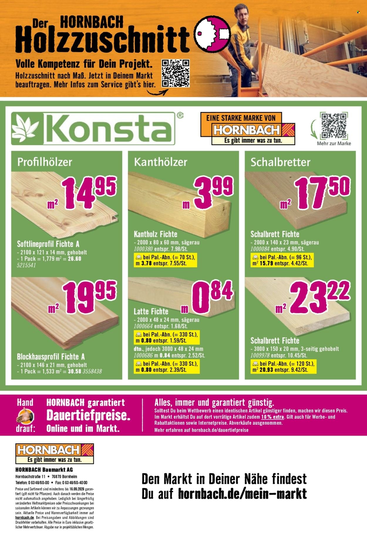 HORNBACH Prospekt - Weil Du und Dein Projekt nicht auf Rabattaktionen warten.