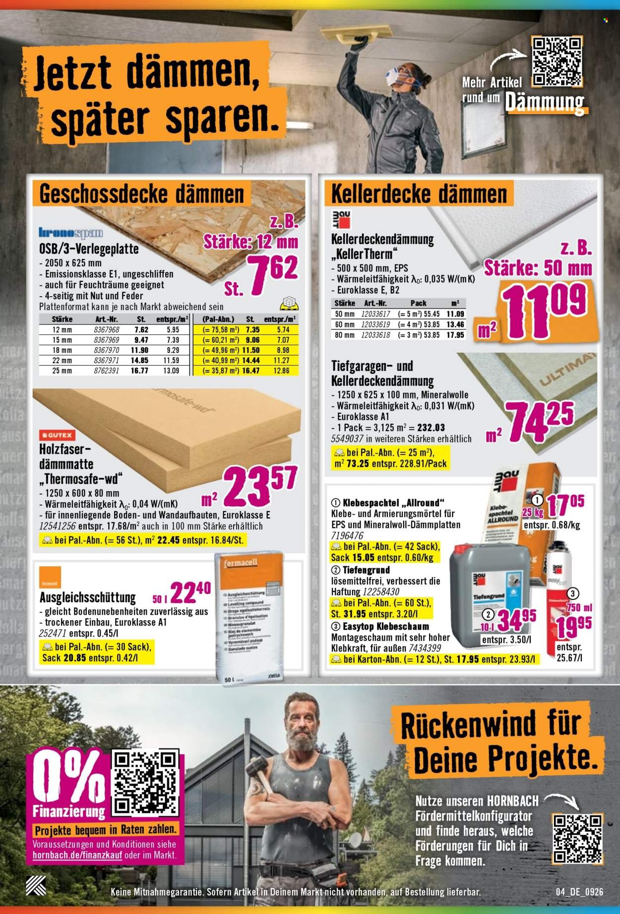 HORNBACH Prospekt - Weil Du und Dein Projekt nicht auf Rabattaktionen warten.