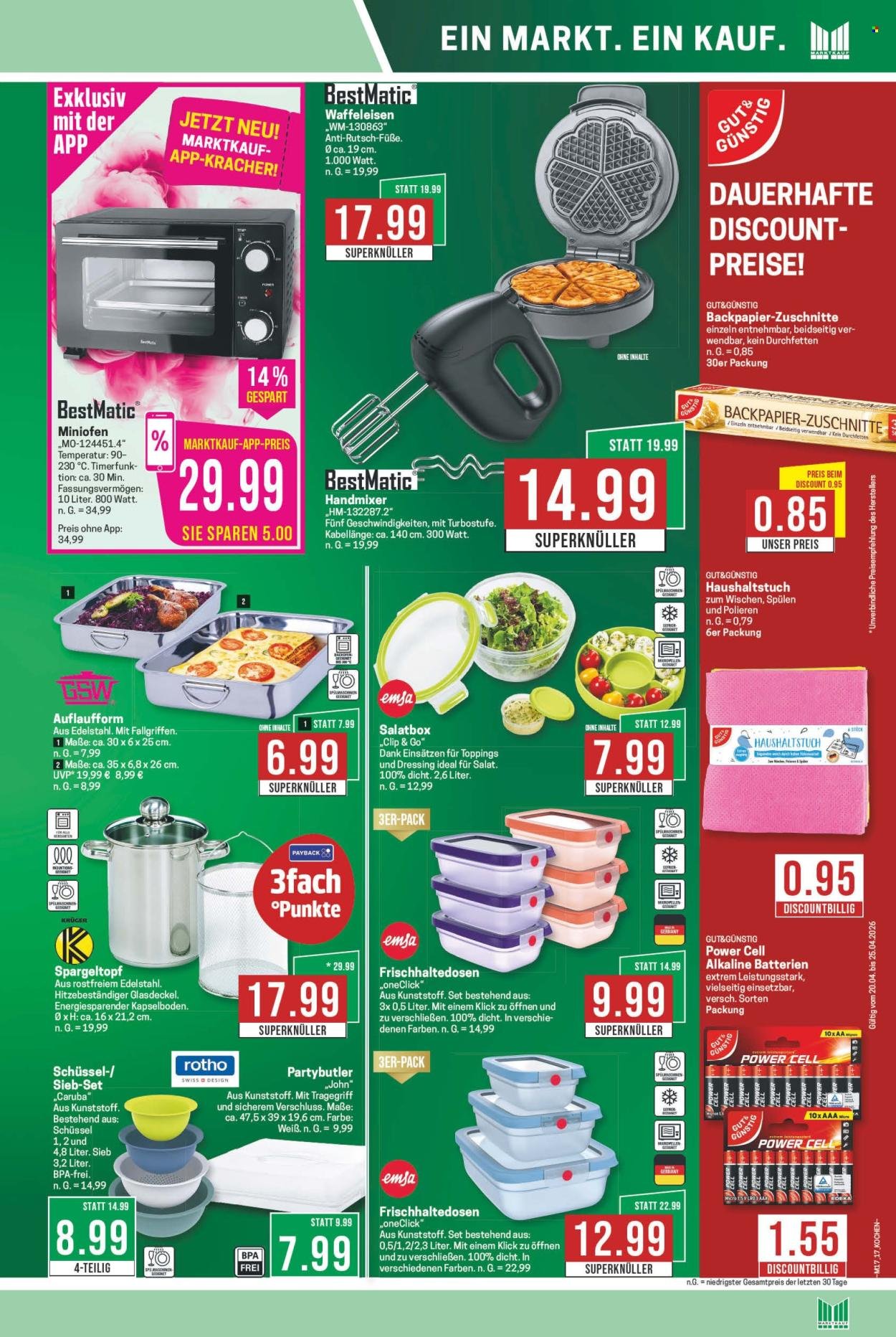 MARKTKAUF Prospekt - Ab Montag 20.04.2026 (2026-04-20 - 2026-04-25)