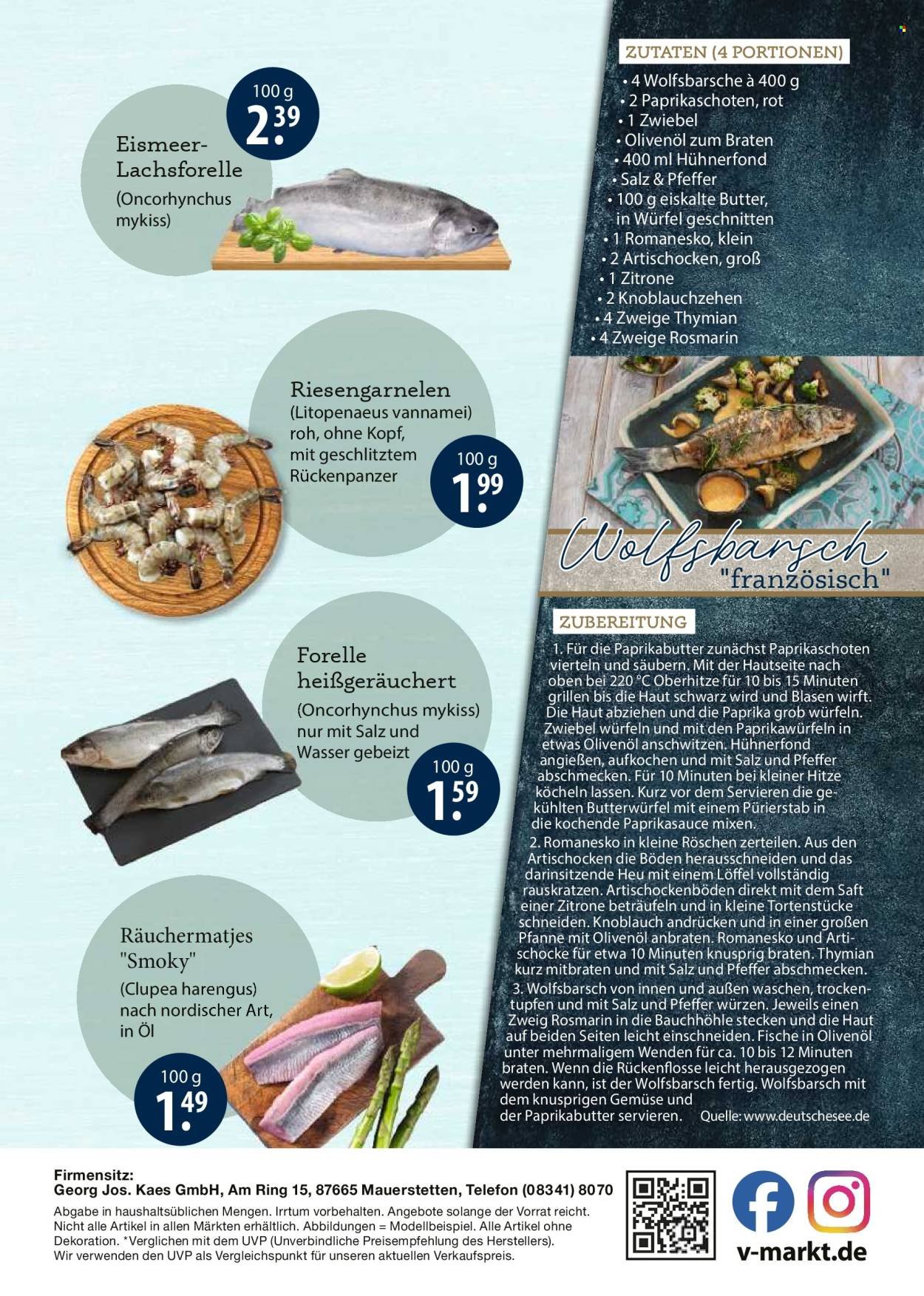 V-MARKT Prospekt - Fischangebote