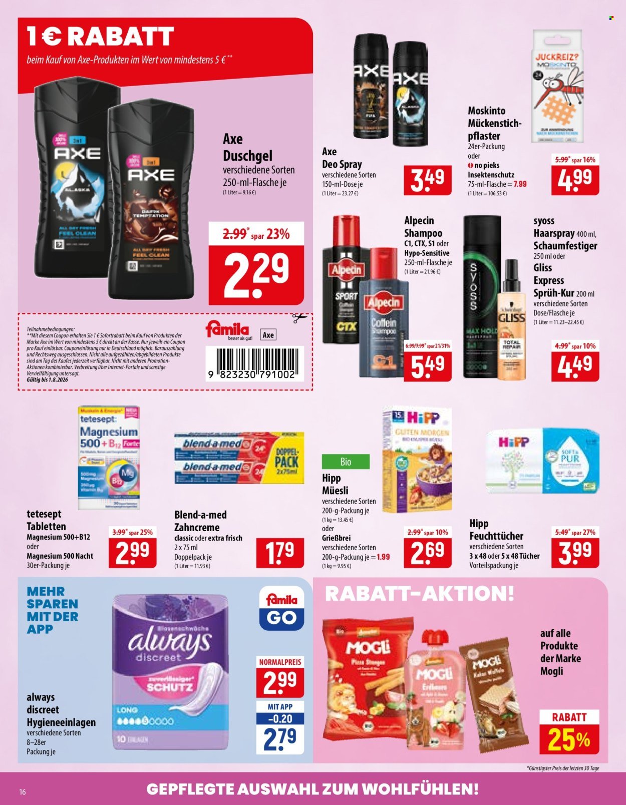FAMILA Prospekt - Ab Montag 27.07.2026