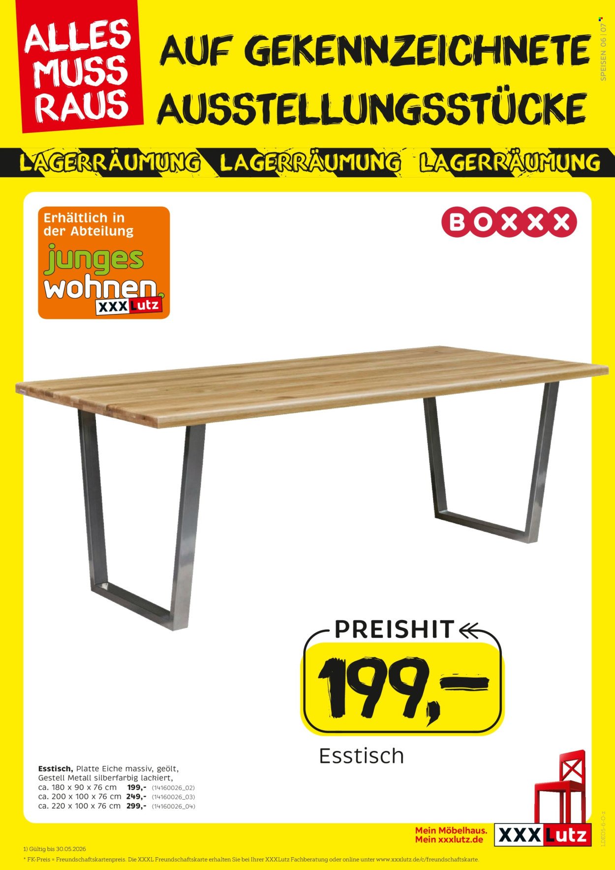 XXXLUTZ Prospekt - Größte Lagerräumung