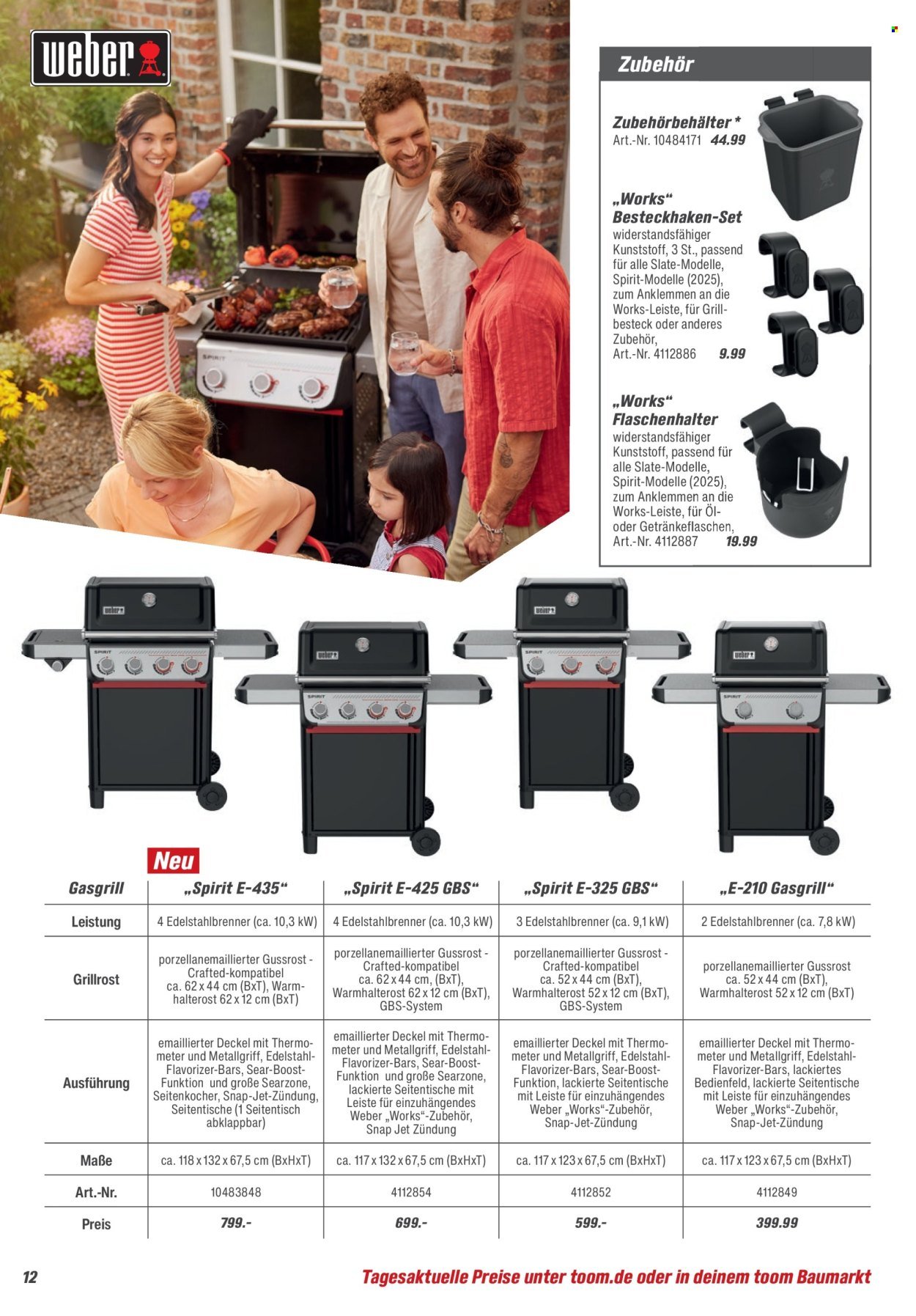 TOOM BAUMARKT Prospekt - Grills & Zubehör