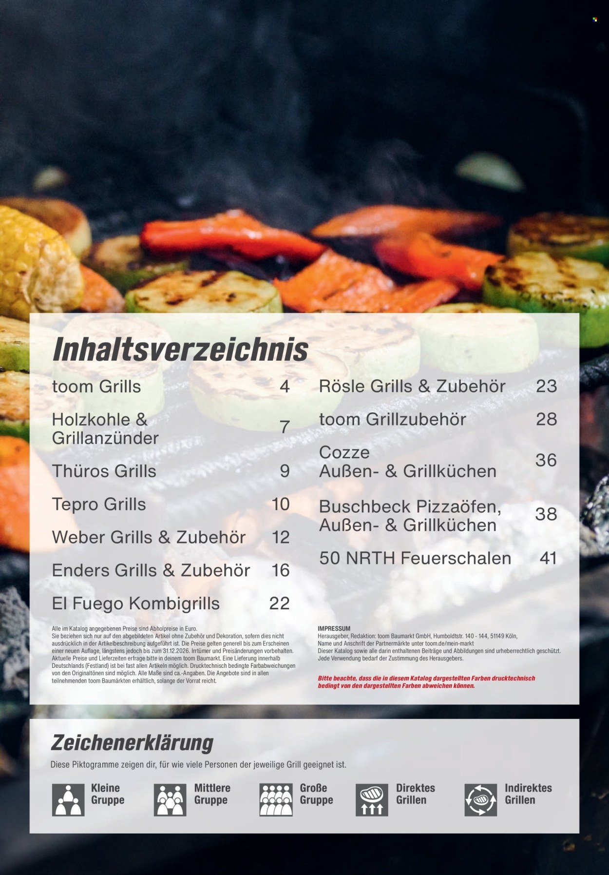 TOOM BAUMARKT Prospekt - Grills & Zubehör