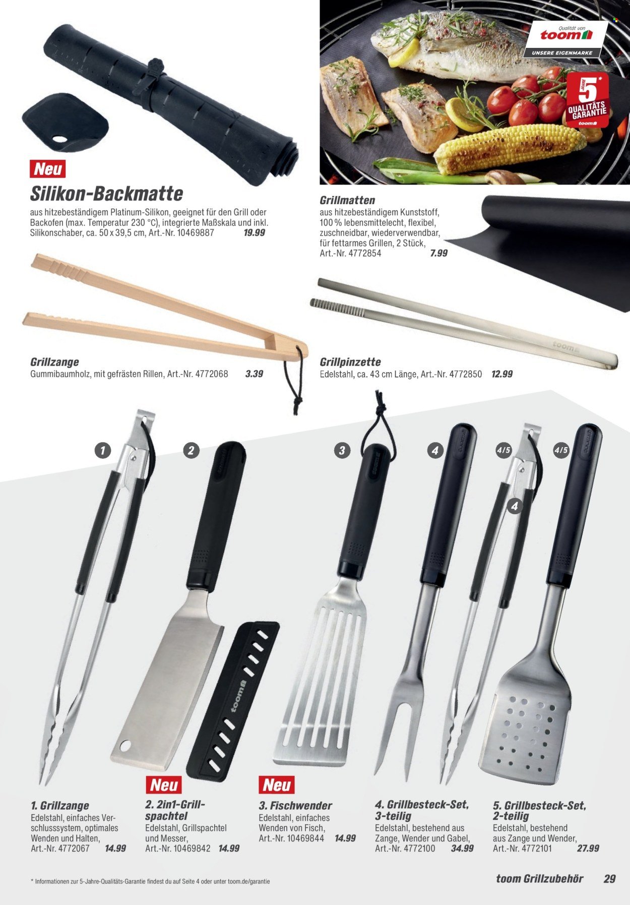 TOOM BAUMARKT Prospekt - Grills & Zubehör