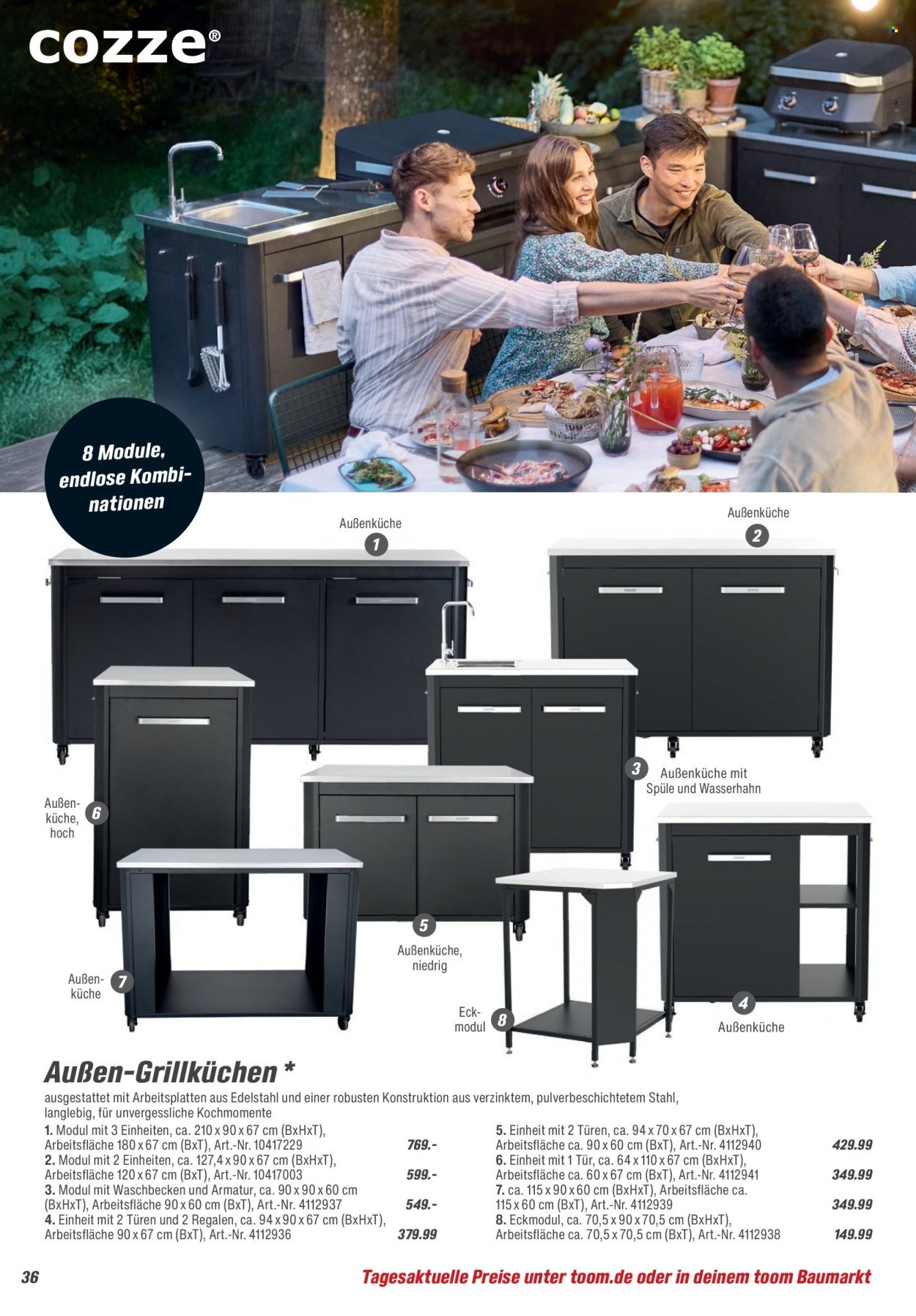 TOOM BAUMARKT Prospekt - Grills & Zubehör