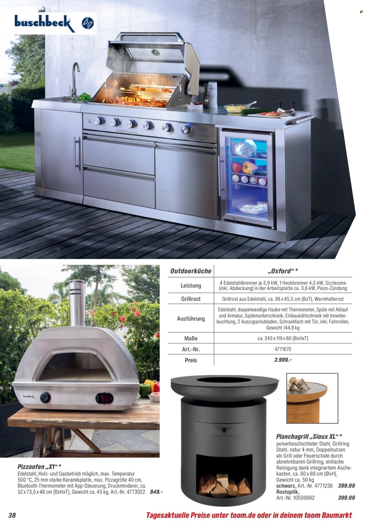 TOOM BAUMARKT Prospekt - Grills & Zubehör