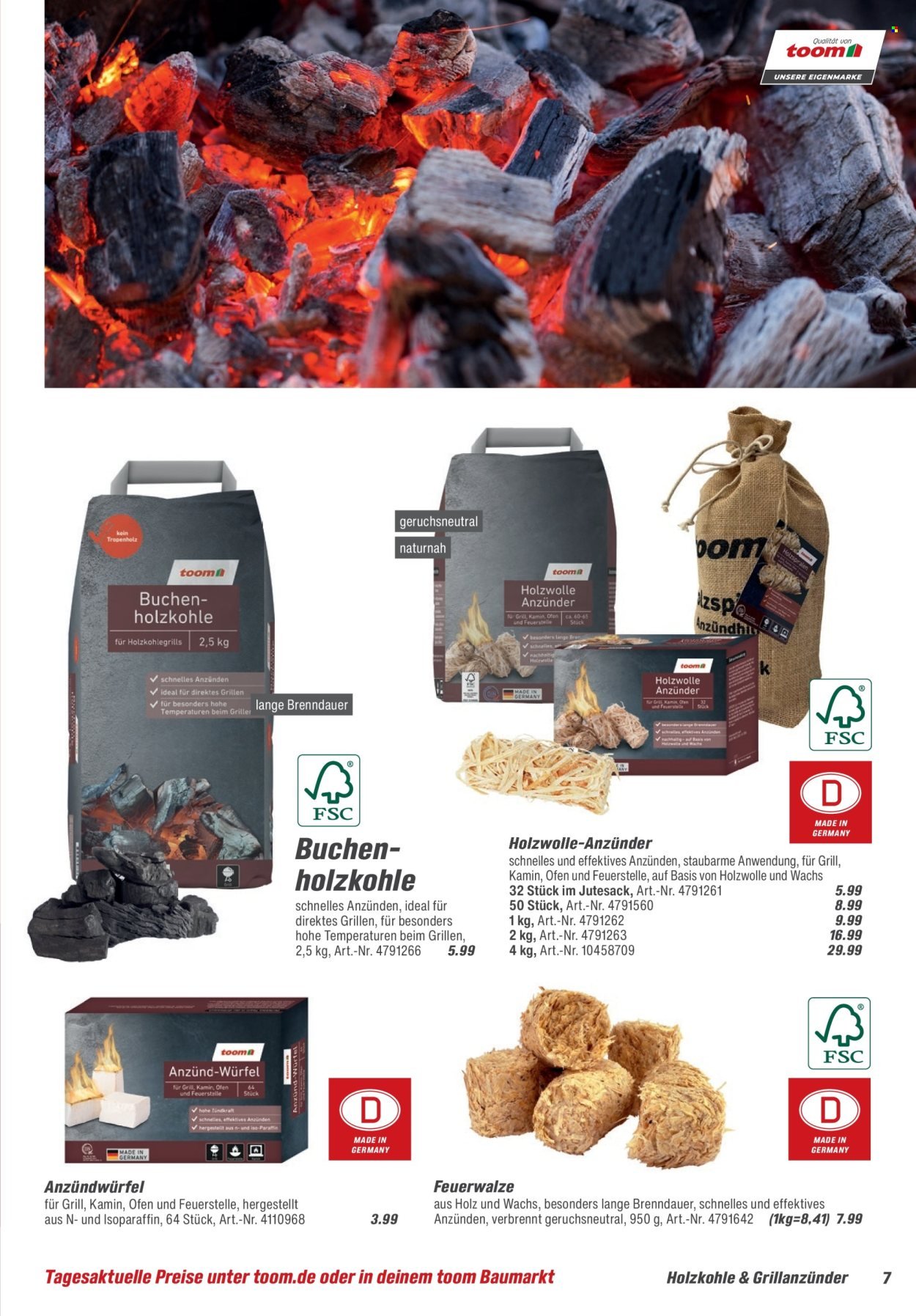 TOOM BAUMARKT Prospekt - Grills & Zubehör