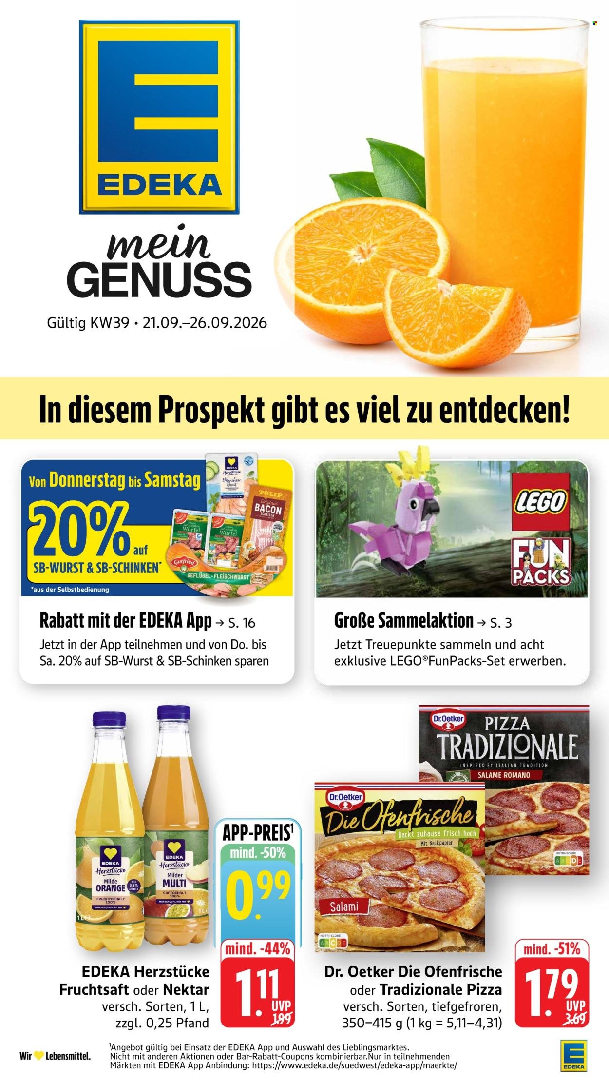 EDEKA Prospekt - Ab Montag 21.09.2026