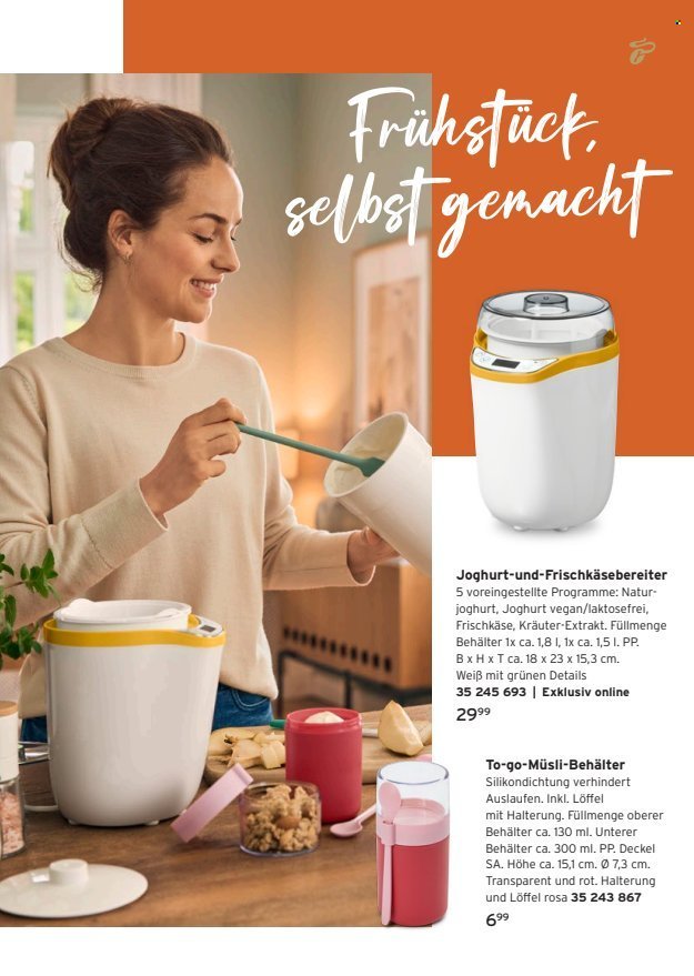 TCHIBO Prospekt - Herbst auf dem Tisch