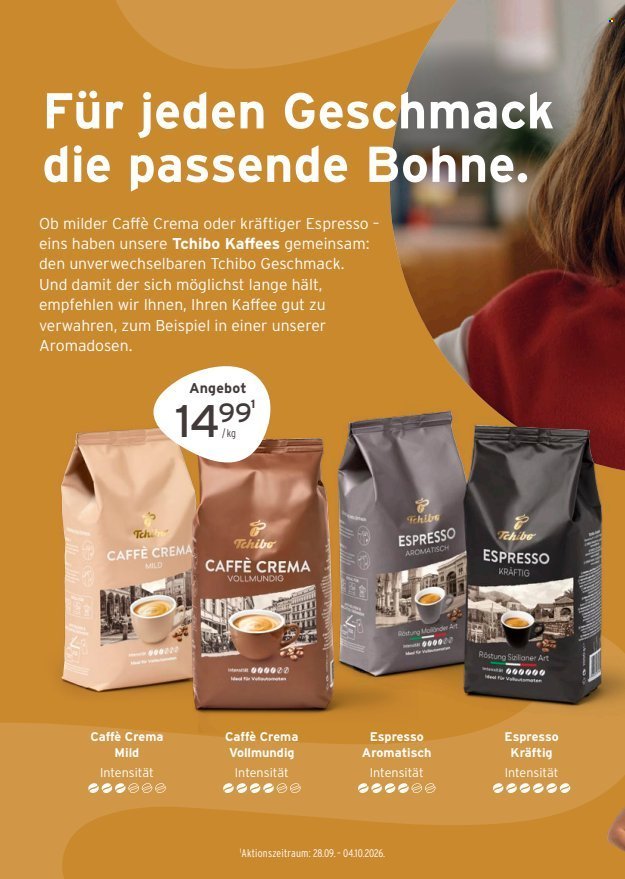TCHIBO Prospekt - Herbst auf dem Tisch