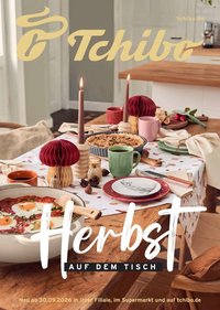 TCHIBO Prospekt - Herbst auf dem Tisch
