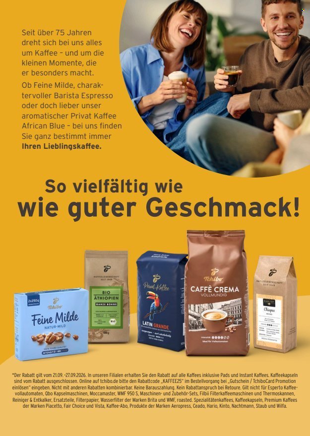 TCHIBO Prospekt - Sinnliches Farbenspiel