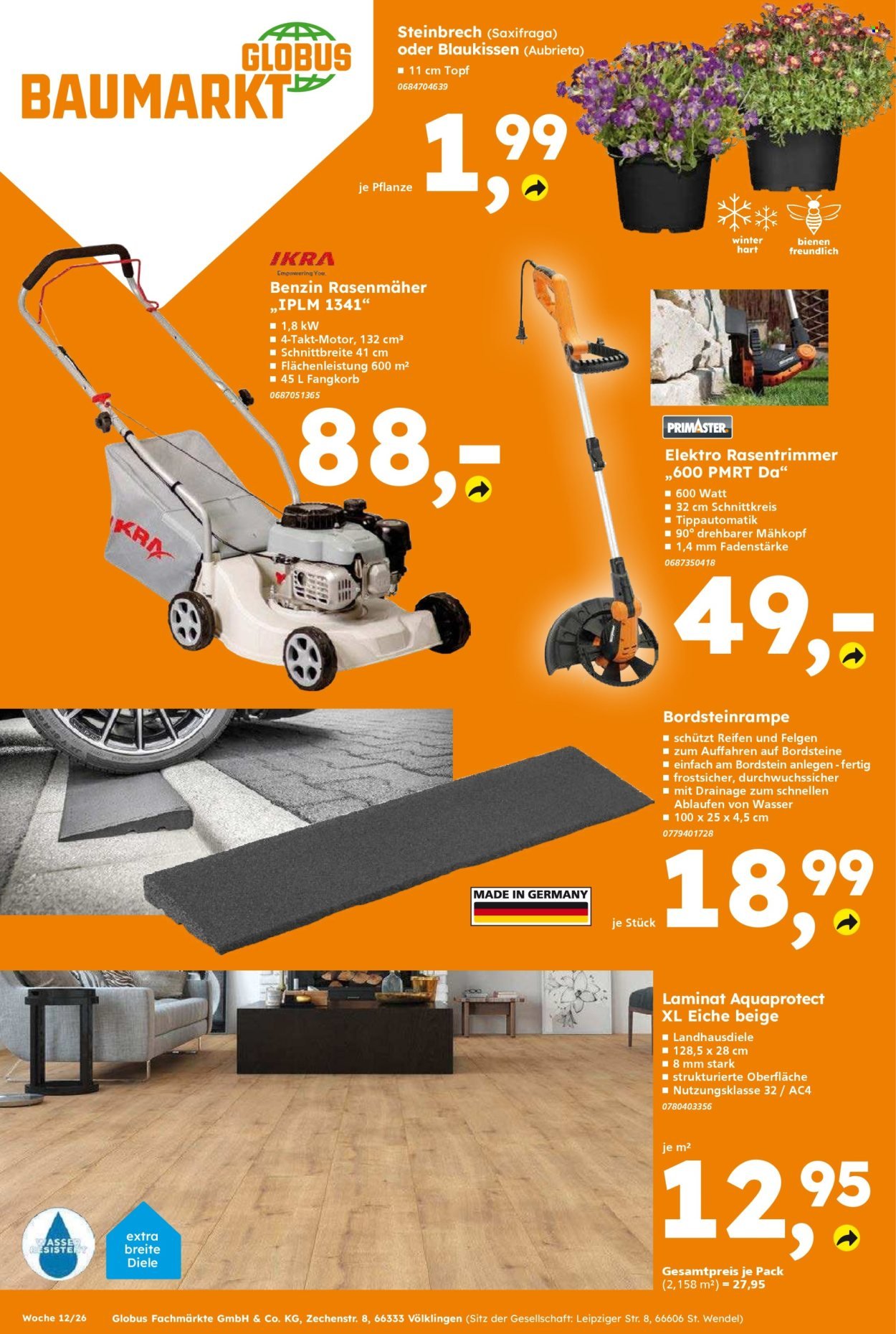 GLOBUS BAUMARKT Prospekt - Ab Montag 16.03.2026