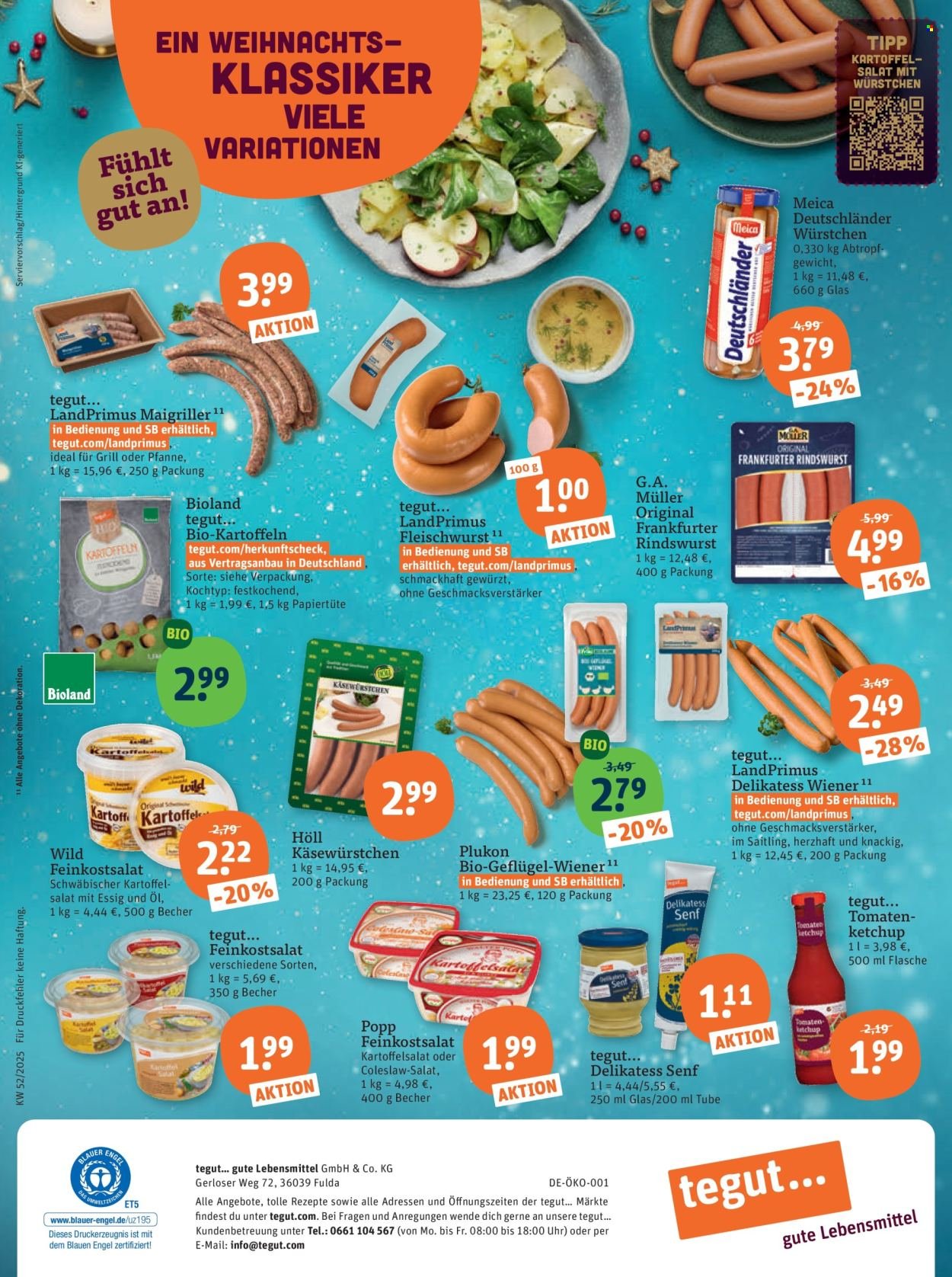 TEGUT... Prospekt - Ab Montag 22.12.2025