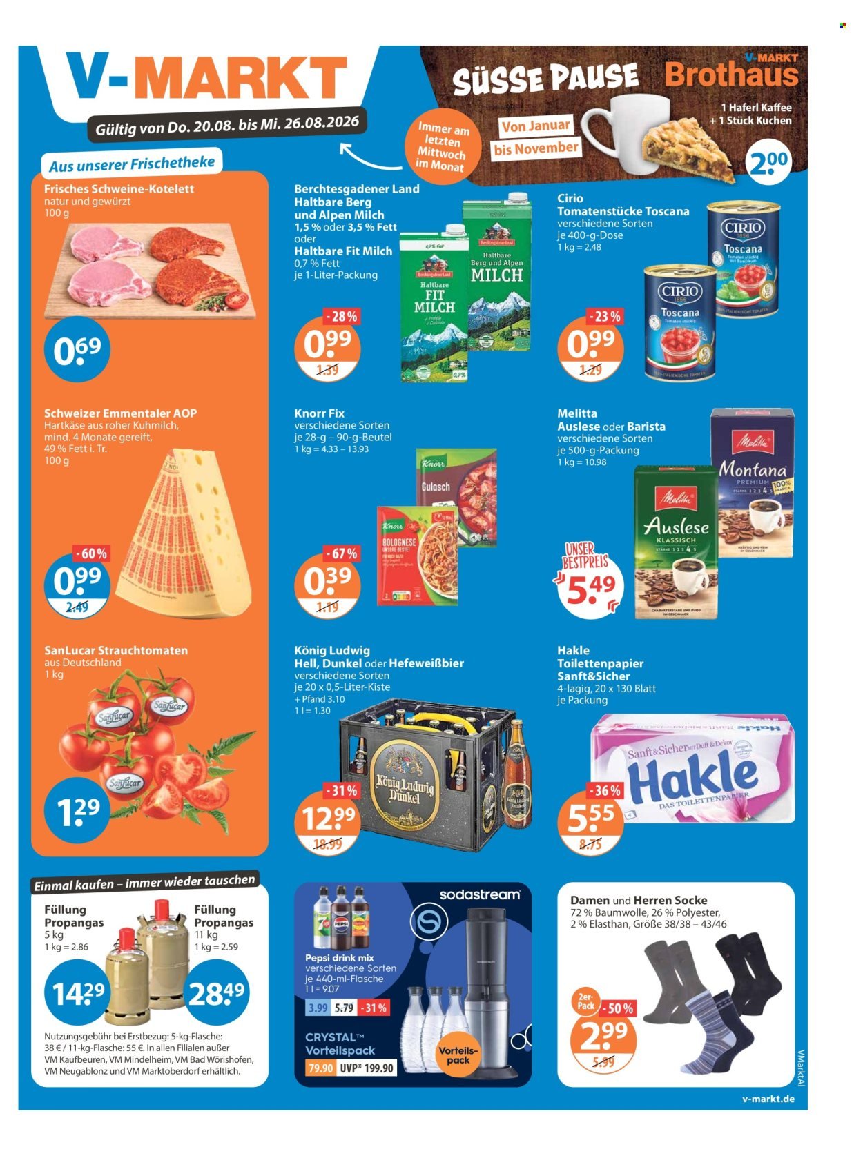V-MARKT Prospekt - Ab Donnerstag 20.08.2026