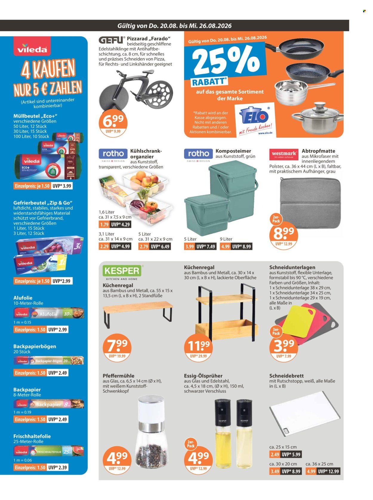 V-MARKT Prospekt - Ab Donnerstag 20.08.2026