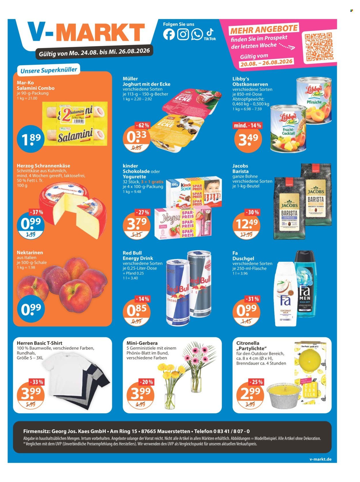 V-MARKT Prospekt - Ab Donnerstag 20.08.2026