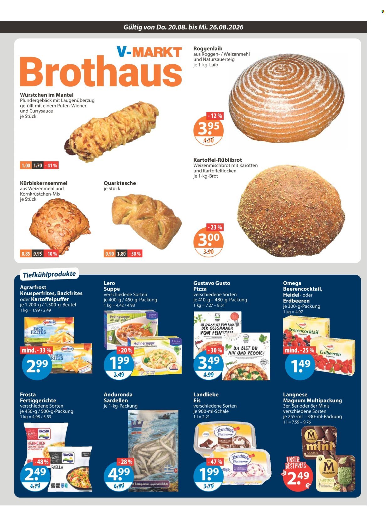 V-MARKT Prospekt - Ab Donnerstag 20.08.2026