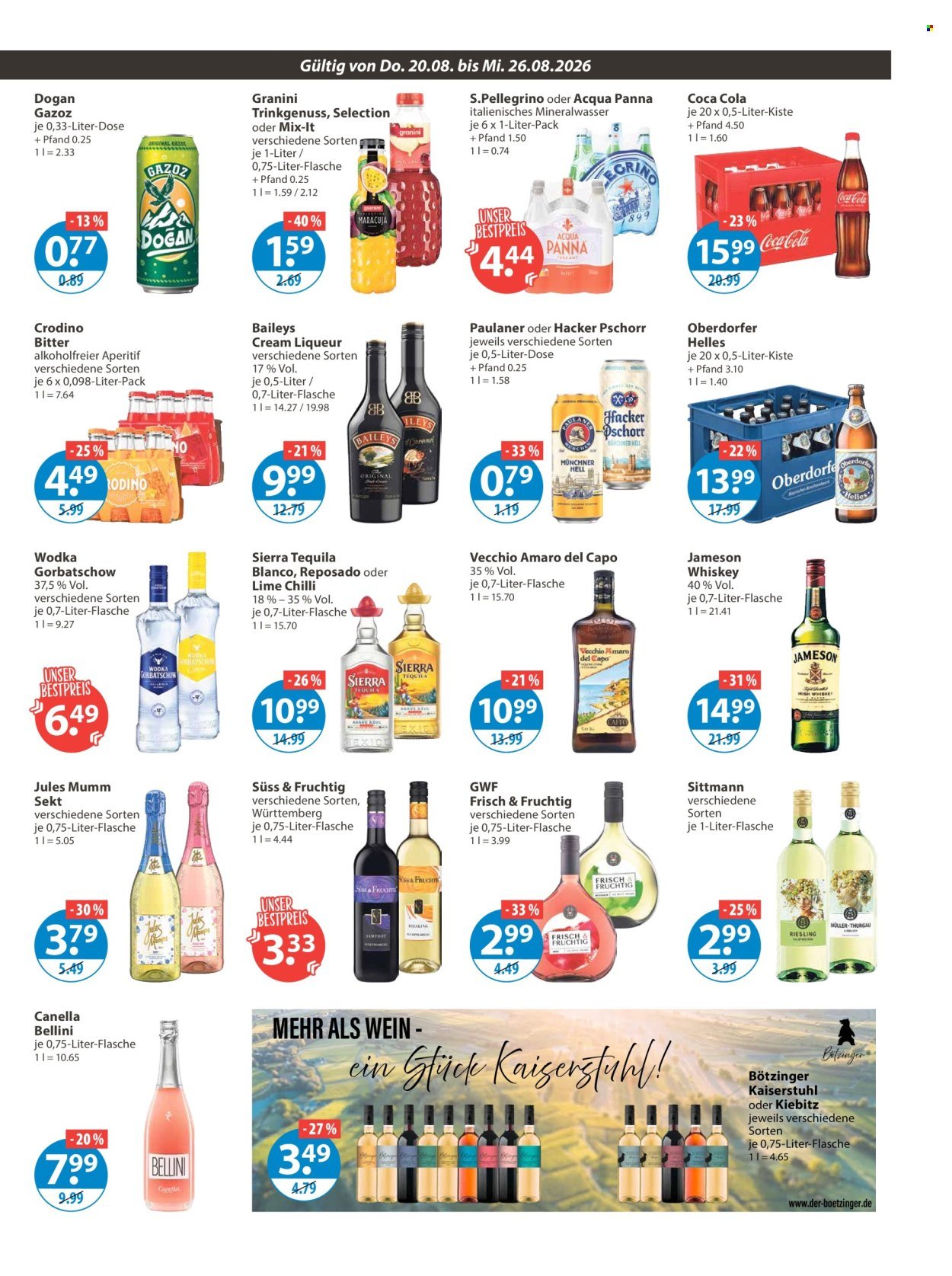 V-MARKT Prospekt - Ab Donnerstag 20.08.2026