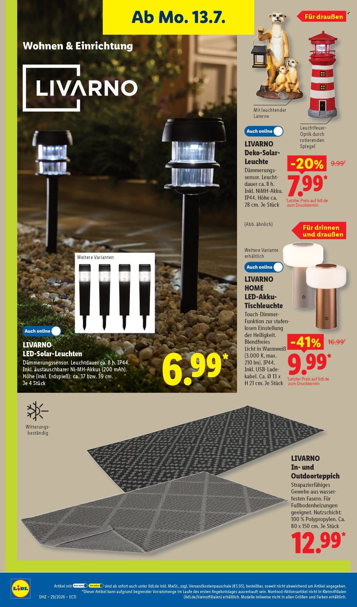 LIDL Prospekt - Ab Montag 13.07.2026