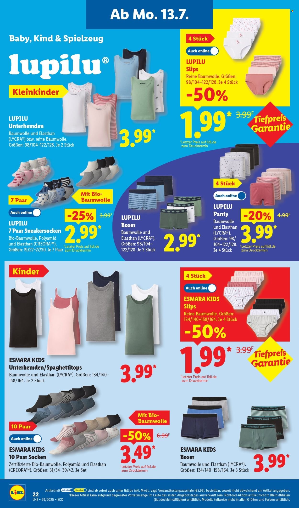 LIDL Prospekt - Ab Montag 13.07.2026
