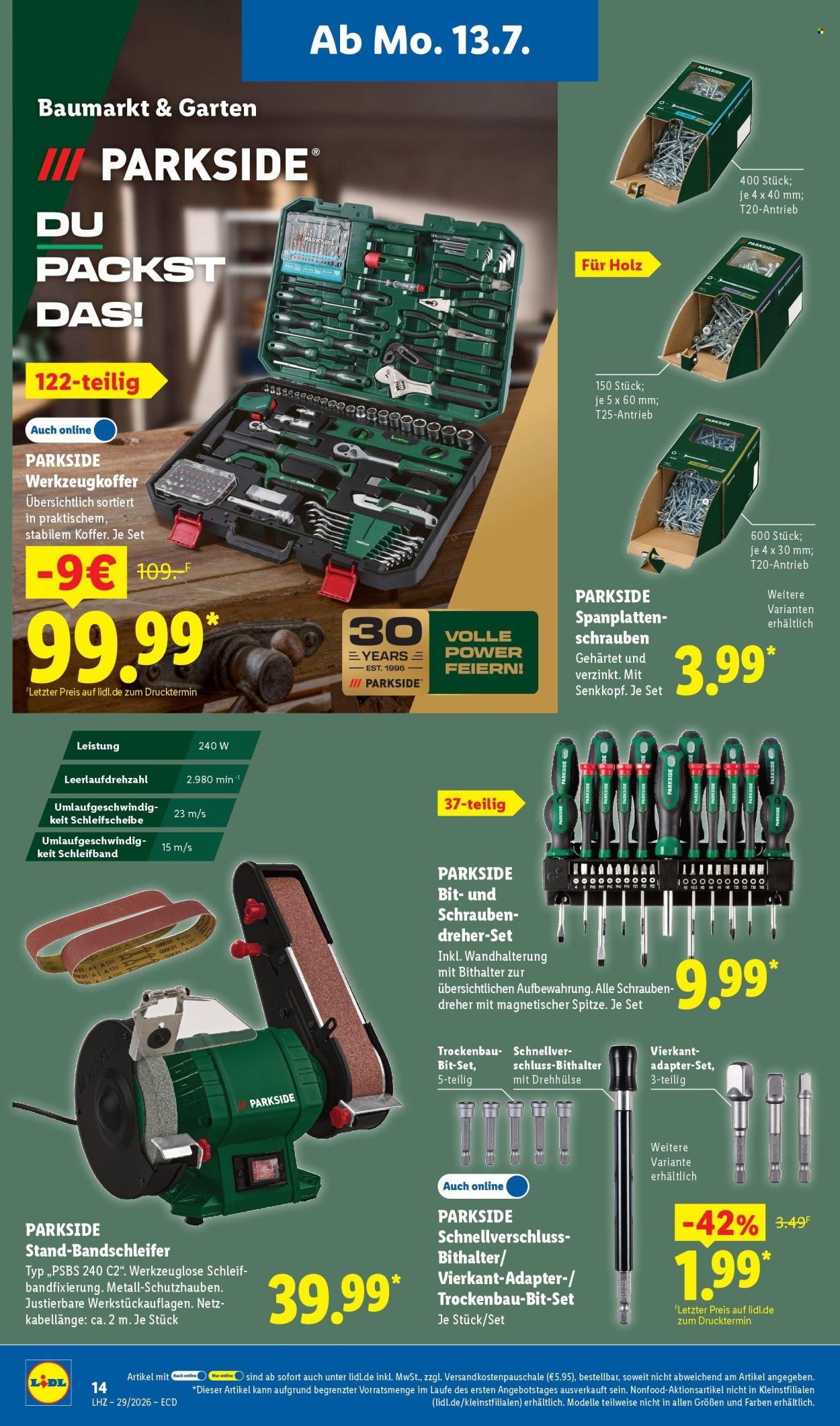 LIDL Prospekt - Ab Montag 13.07.2026